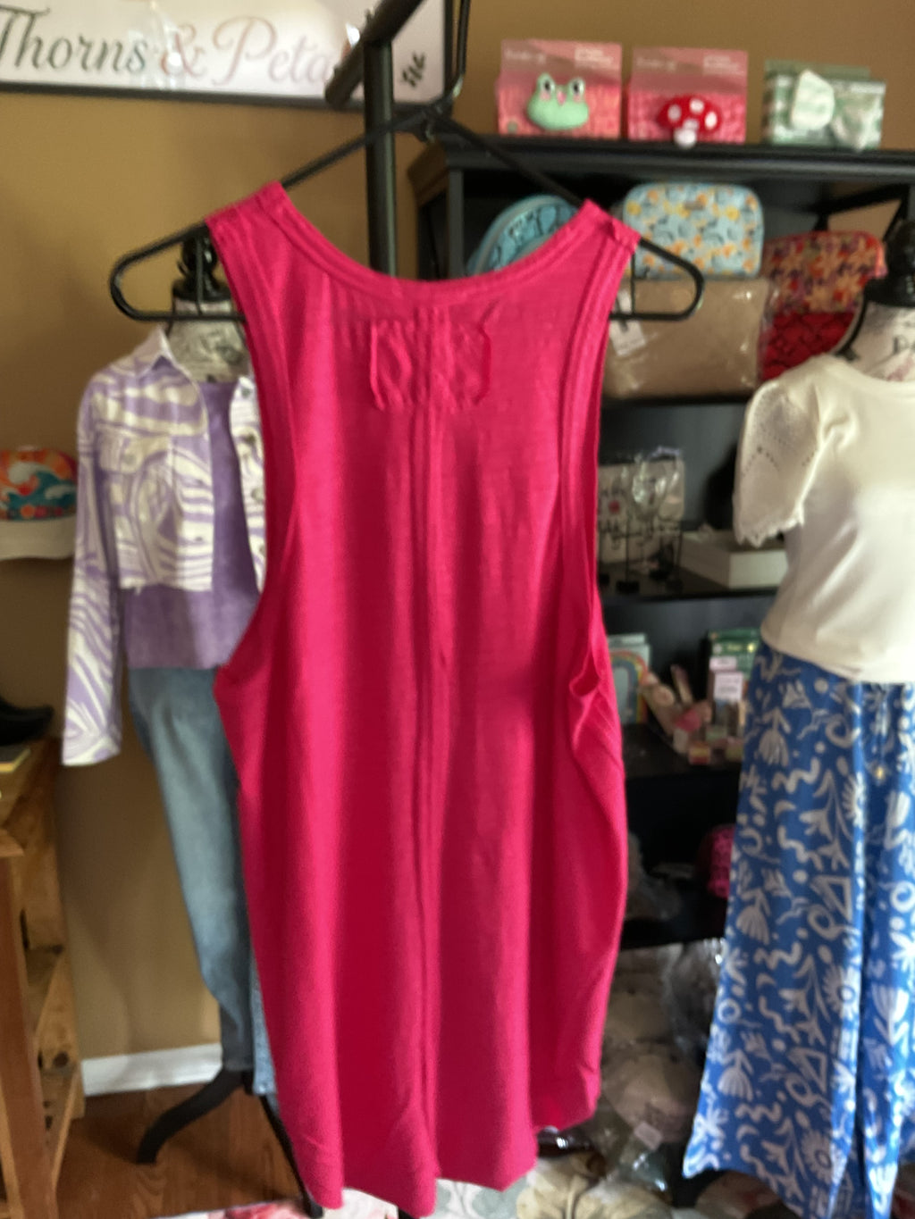 Zenana  slub sleeveless top